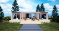 The   Hideaway  100m2  Exterior  2    Evo Co   Prefabricated   Homes
